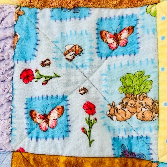 Handmade Child’s Rag Quilt / So So Cute / Unisex - Picture 16 of 16